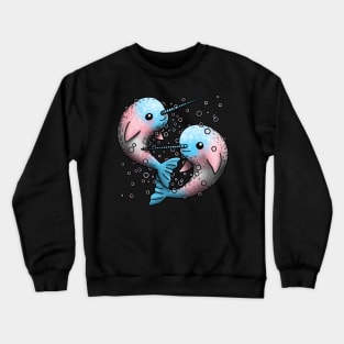 Trans Narwhals Crewneck Sweatshirt